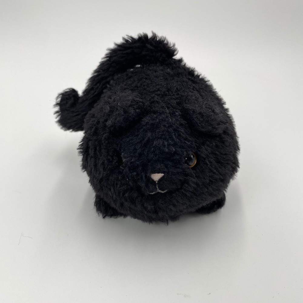 Jellycat Caboodle Black Cat Kitten  Stuffed Plush Lovey Bean Bag 5" Retired‎